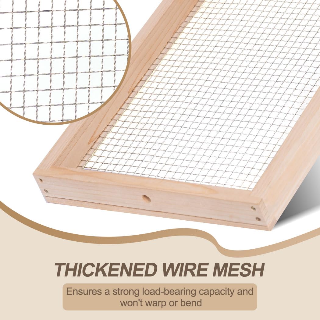 10 Frame Langstroth Beehive Candy Board - Winter Bee Feeder for Honey Bees | Pre-Assembled Beekeeping Supplies for Cold Weather Hive Maintenance | Ideal for Winter Feeding & Insulation
