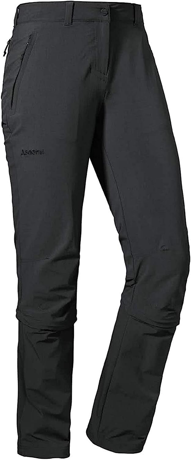 Schöffel Women's Engadin1 Zip-Off Convertible Hiking Pants - Lightweight Quick-Dry Outdoor Travel Pants for Hiking, Camping & Travel Adventures