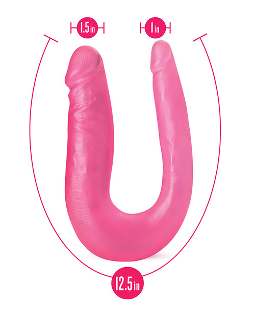 B Yours Sweet Double Dildo - Pink Adult Toy for Couples & Solo Play - Perfect for Lesbian, BDSM & Spicy Intimate Moments