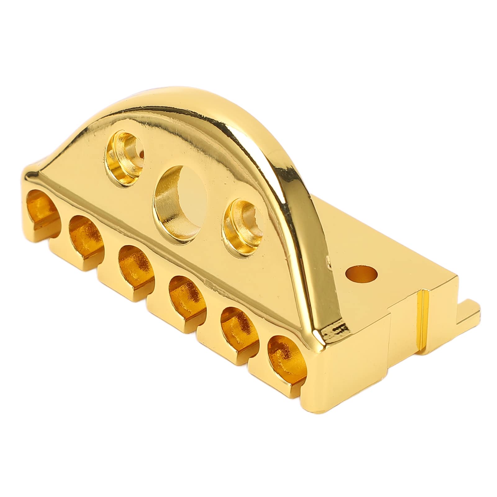 Premium Gold Guitar String Locking Nut with Mounting Screws - High-Quality Headless Electric Guitar Nut for Enhanced Tuning Stability | Perfect for Professional Musicians & Stage Performances