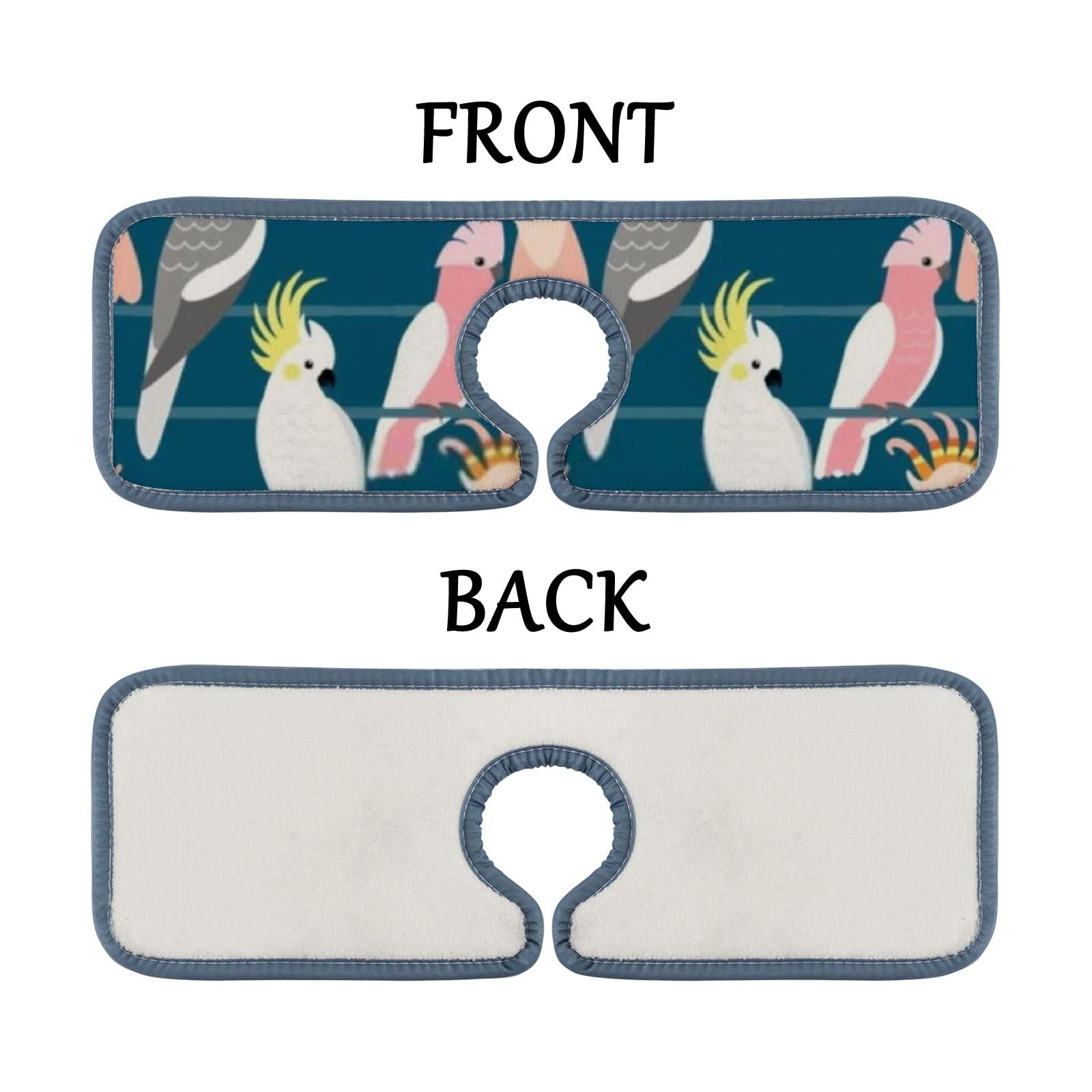 3 Pack Absorbent Kitchen Faucet Mat - 15