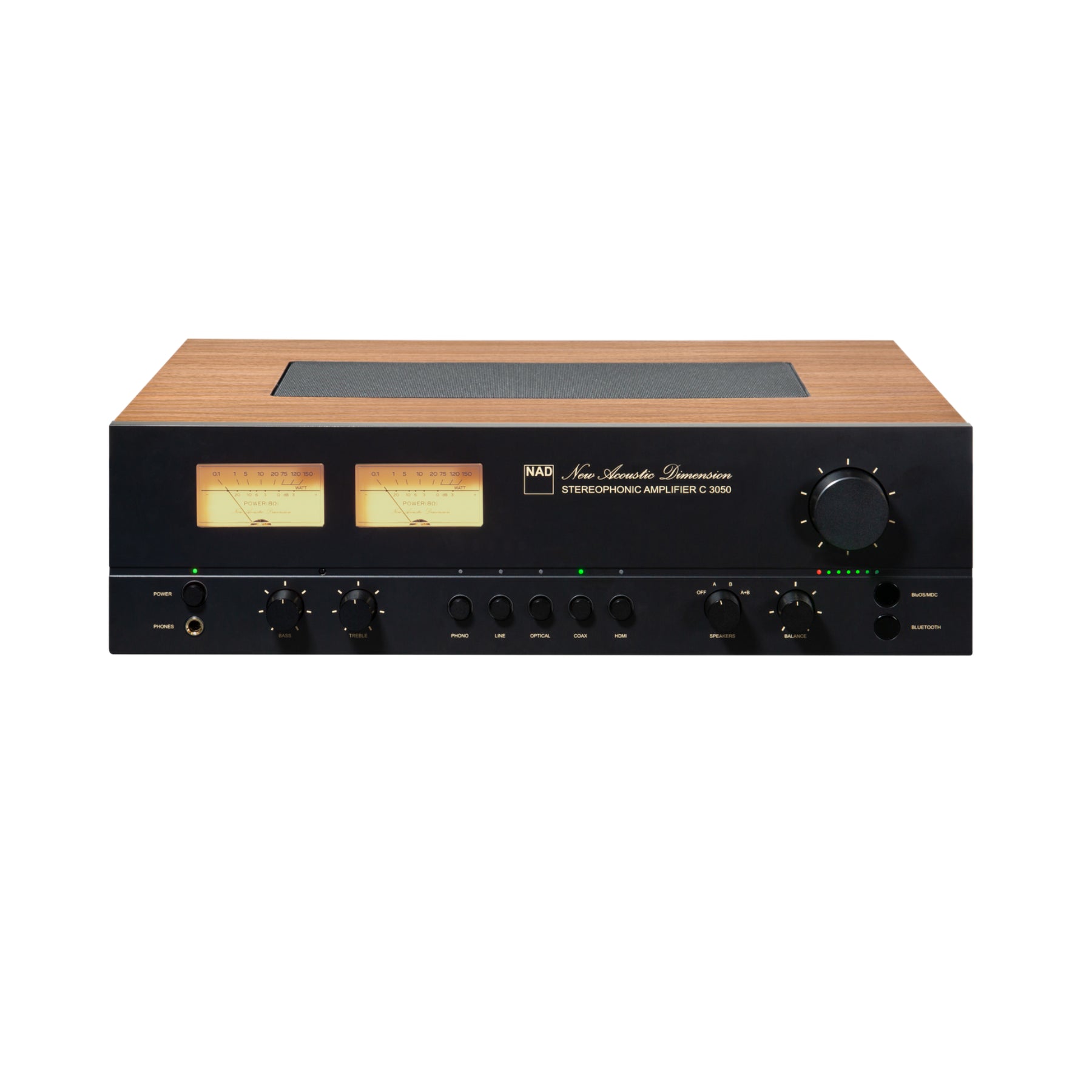 NAD C3050 Integrated Stereo Amplifier - High-Fidelity Audio for Home Theater & Music Listening | Perfect for Vinyl, Streaming & Hi-Fi Systems