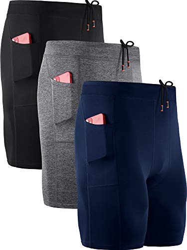 6072 Black/Grey/Navy Blue,3 Pack