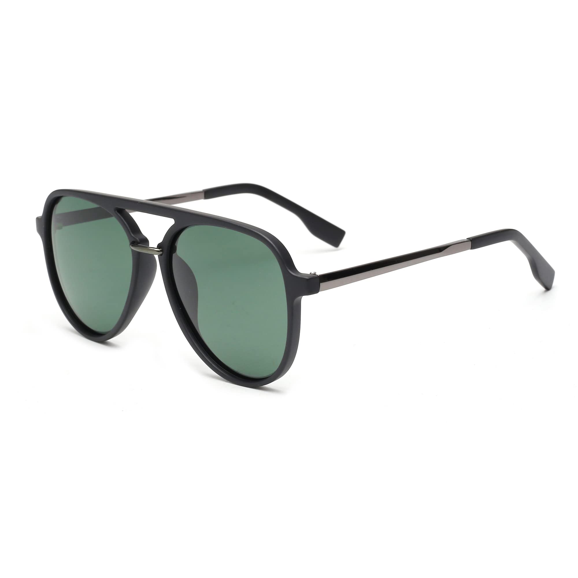 GLINDAR Polarized Aviator Sunglasses for Men & Women - Oversize UV Protection Driving Glasses - Perfect for Outdoor Activities, Beach, and Road Trips
