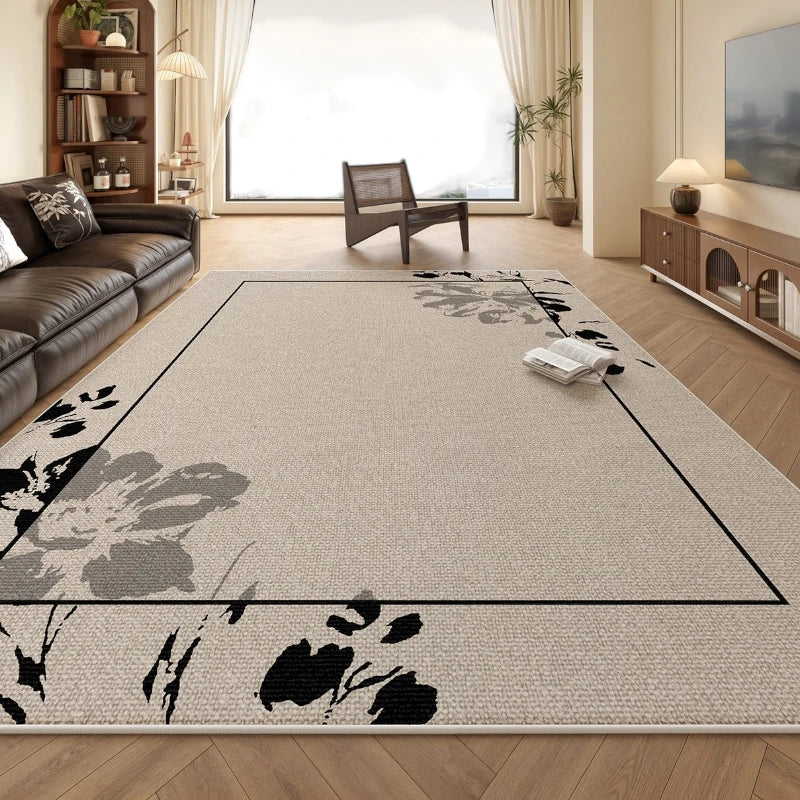Emmie Velvet Waterproof Carpet for Living Room, Bedroom & Car – Soft, Stain-Resistant & Durable Home Decor Rug
