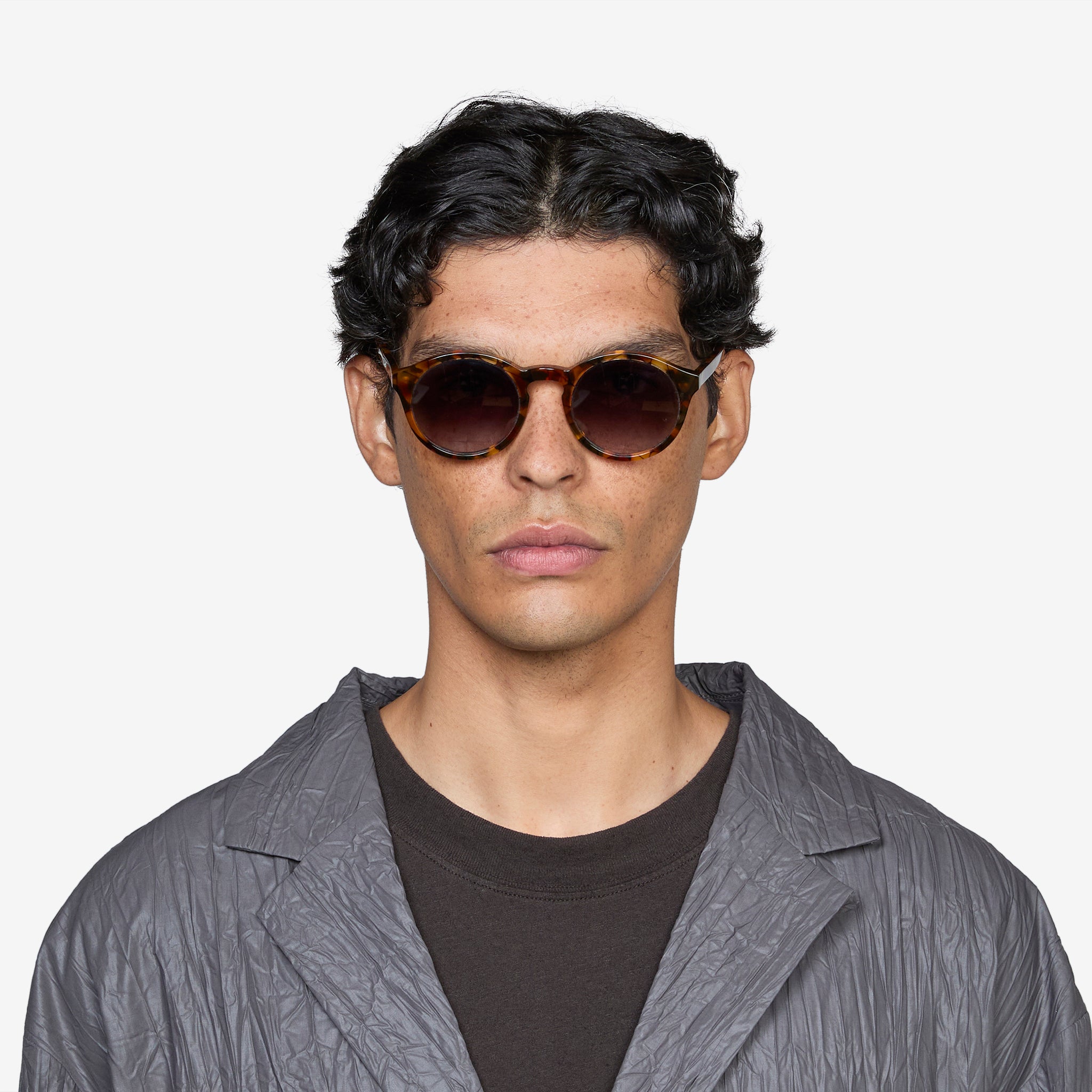 Barstow Havana Sunglasses with Grey Gradient Lens - Stylish UV Protection for Outdoor Activities, Beach, and Driving