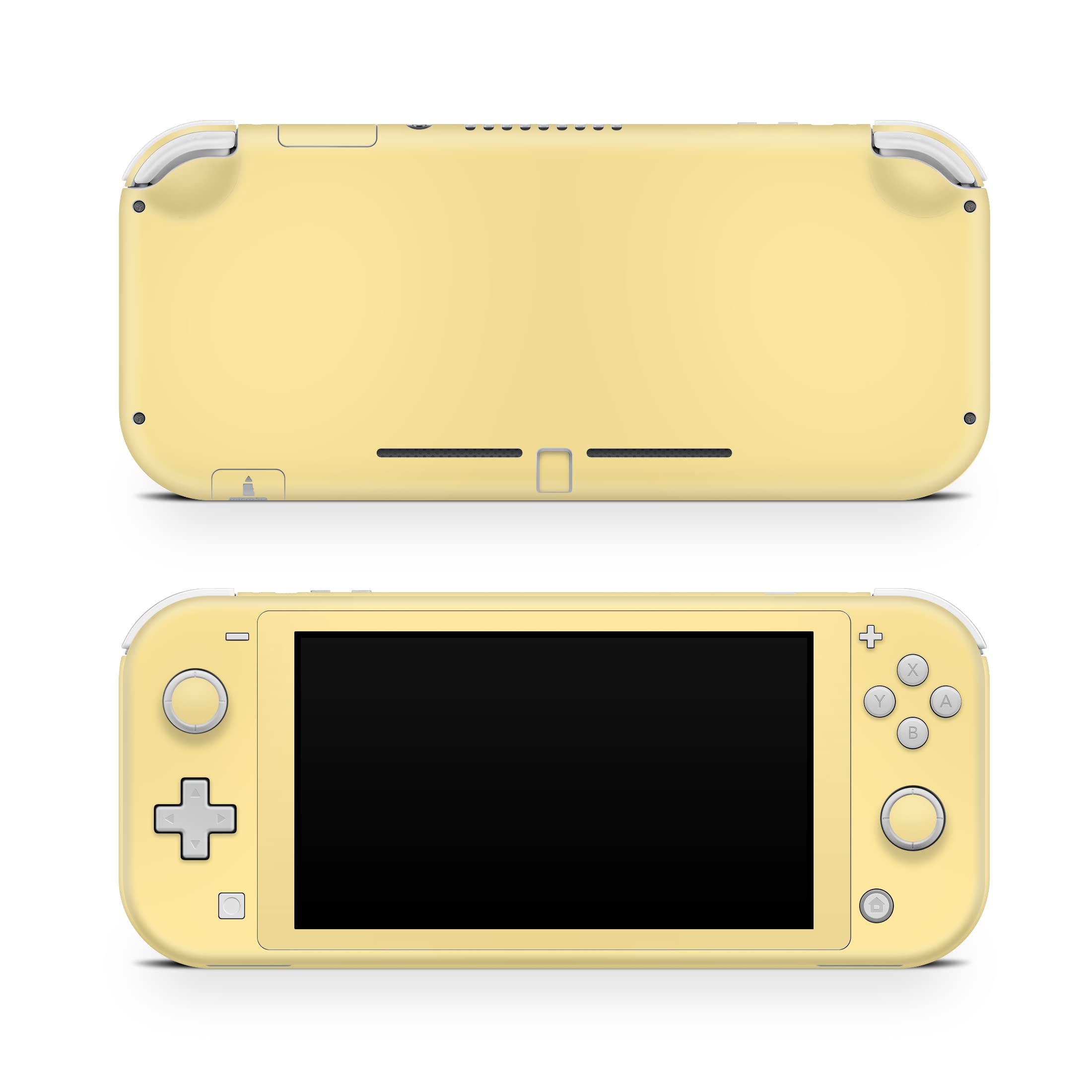 Premium Yellow Vinyl 3M Full Wrap Sticker for Nintendo Switch Lite - Solid Color Decal Skin Cover | Durable Protection & Custom Style for Gaming On-The-Go, Travel & Everyday Use