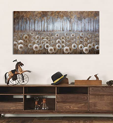 Brown Dandelion Wall Art