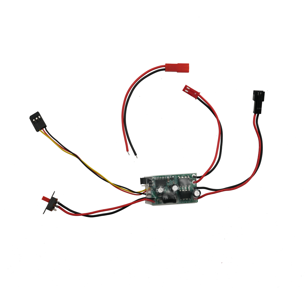 WPL MN DIY Brushed ESC Upgrade 16A/30A with SM Plug & Brake - High Performance RC Car Electronic Speed Controller for Crawlers, Rock Racers & Off-Road Vehicles