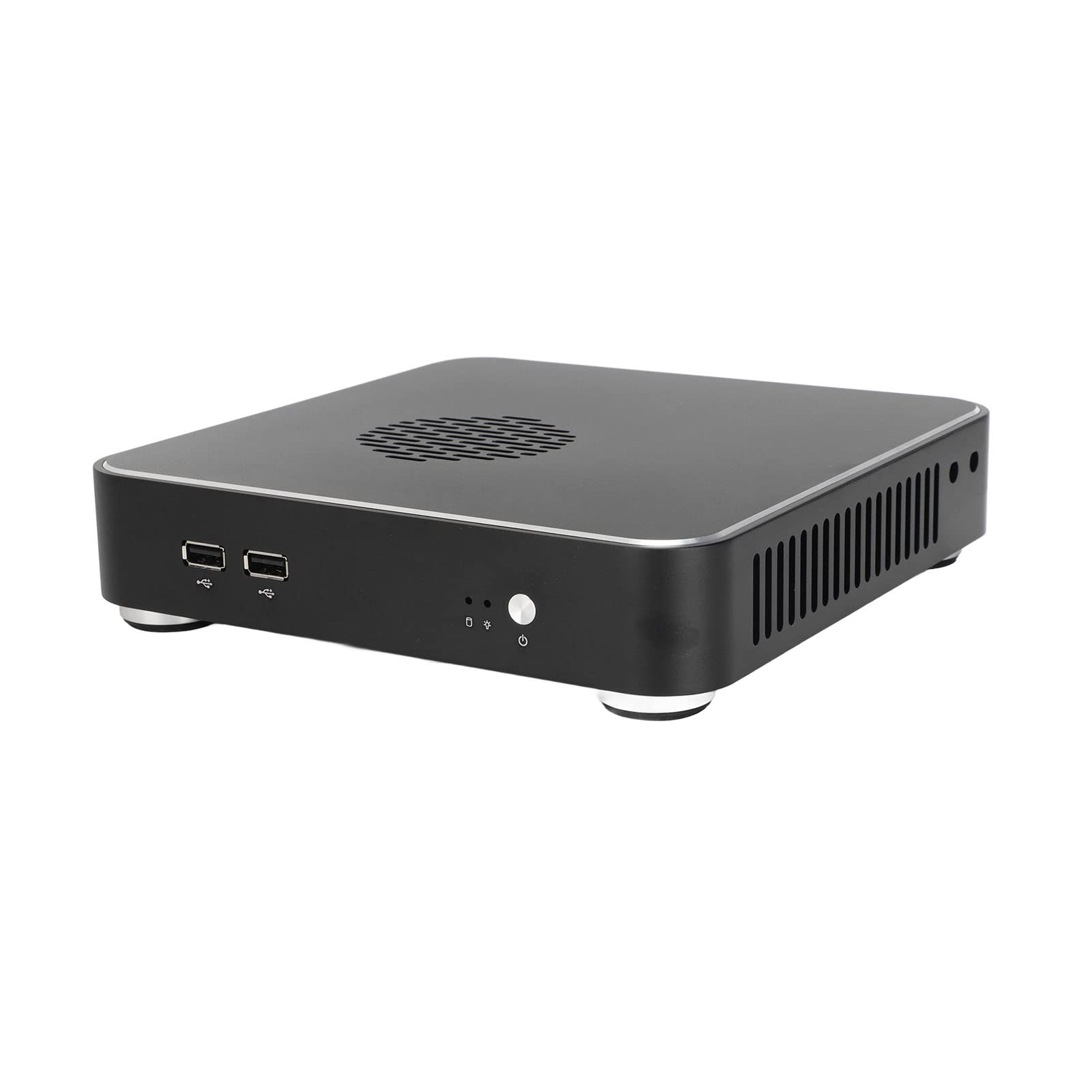 Compact Mini ITX PC Case with Excellent Cooling & Expansion - Sleek HTPC Chassis for Home Theater & Gaming Setups - Small Form Factor Desktop Computer Case