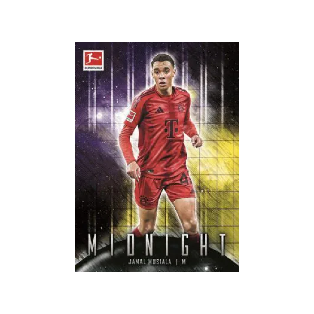 Topps Bundesliga Midnight Soccer 24/25 Hobby Box - Premium German Football Trading Cards Collection - Perfect for Collectors, Fantasy Leagues & Gift Giving