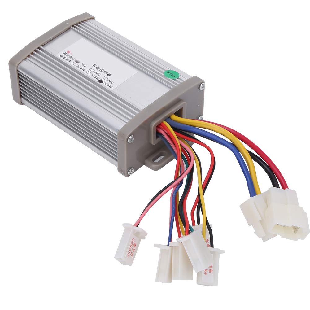 24V 800W Brush Motor Controller - High Power Electric Motor Speed Regulator for E-Bikes, Scooters, and DIY Electric Vehicles | Perfect for Upgrading and Repairing Electric Mobility Devices