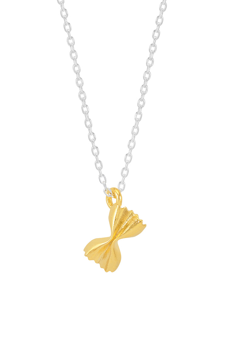 Handmade Pasta Pendant Necklace - Unique Italian Food Jewelry for Women - Perfect Gift for Pasta Lovers, Cooking Enthusiasts & Fashion Accessories - Great for Birthdays, Anniversaries & Foodie Gifts