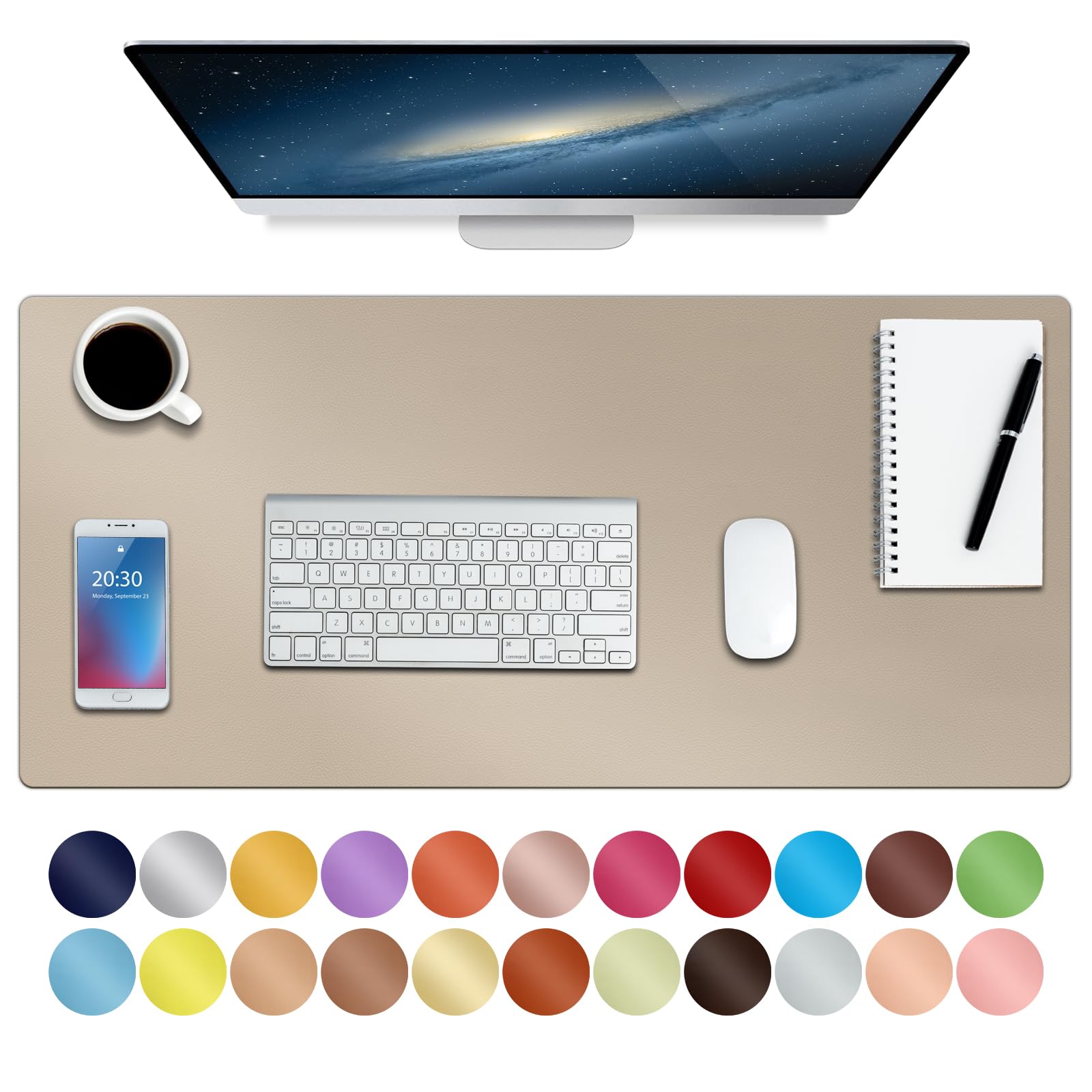 Premium PU Leather Desk Pad 30