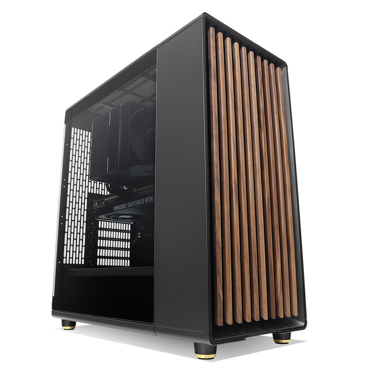 Chinkapin SWIFT RTX 5070 Ryzen 7 9700X Gaming Desktop Computer - High Performance Black Gaming PC for 4K Gaming, VR & Streaming