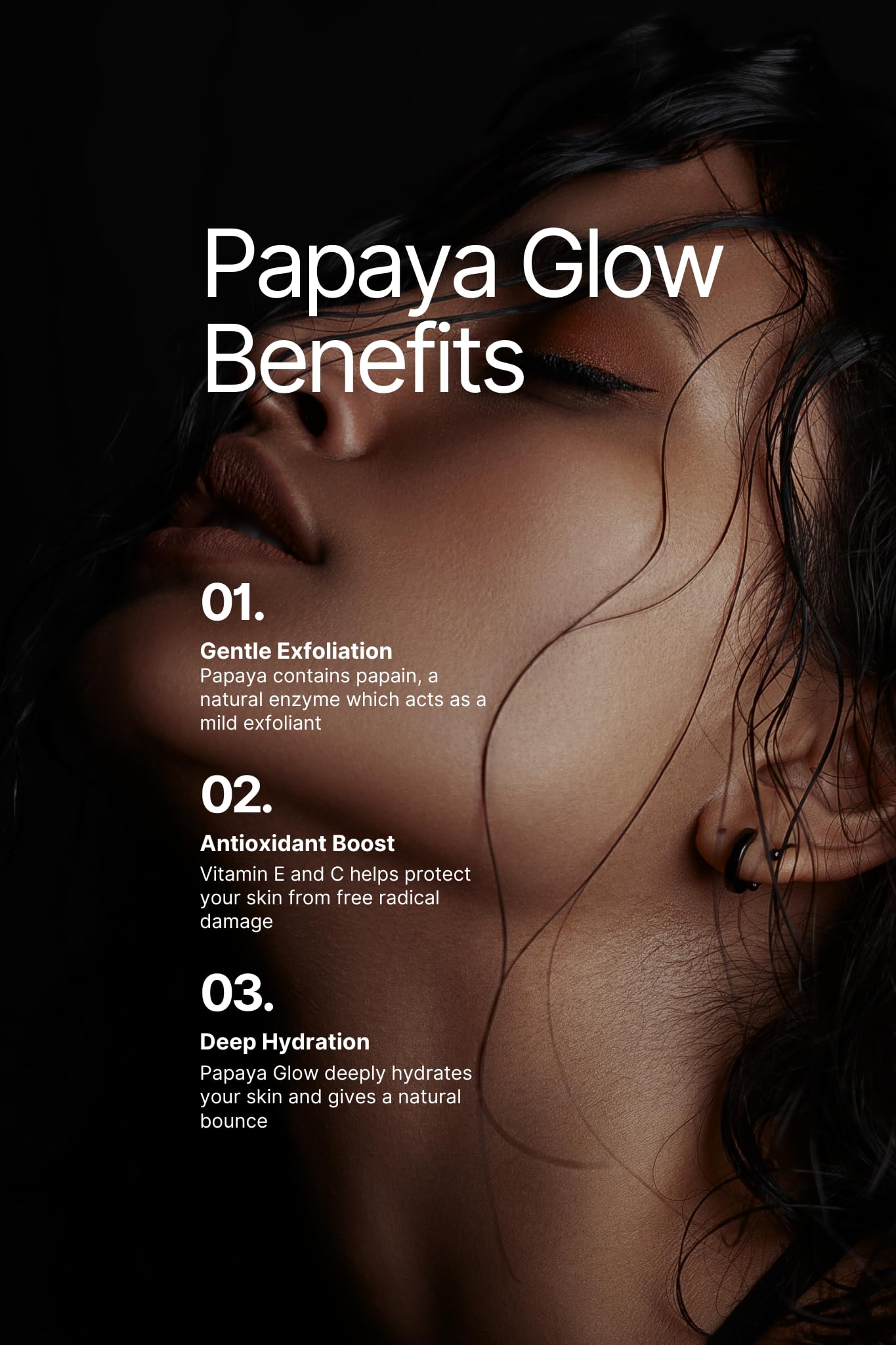 Papaya Glow Face Wash - Brightening & Exfoliating Cleanser for Glowing Skin | Morning & Night Skincare Routine
