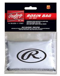 Rawlings Rosin Bag for Baseball & Softball - Dry Grip ROS for Better Ball Control | Perfect for Pitchers, Batters & Fielders to Improve Grip in All Weather Conditions
