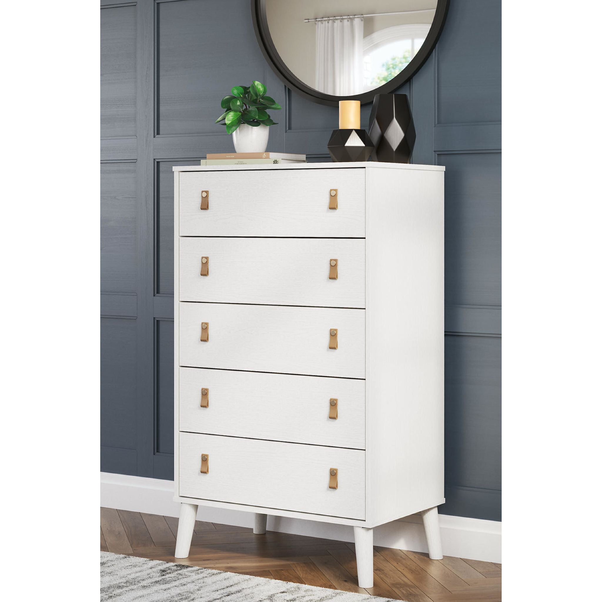 Aprilyn White Chest - Stylish Storage Solution for Bedroom, Living Room & Office Organization
