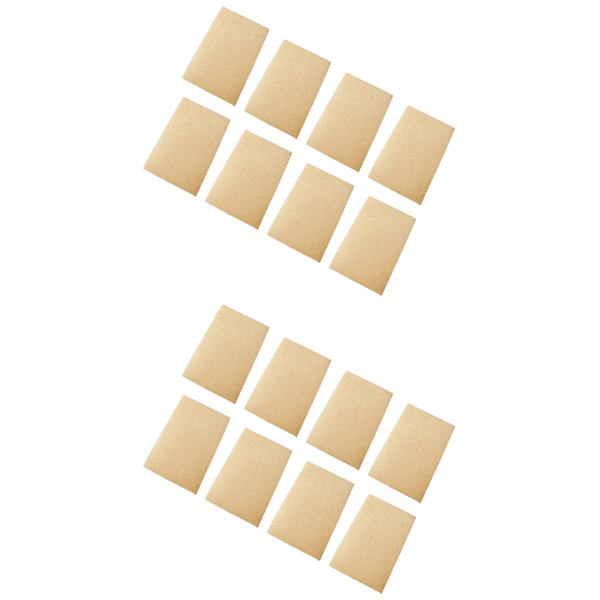 NUOBESTY 120 Pcs Kraft Paper Storage Envelopes - Retro Small Envelopes for Name Cards, Postcards & Photos - Perfect for Wedding Invitations, Business Cards & Scrapbooking