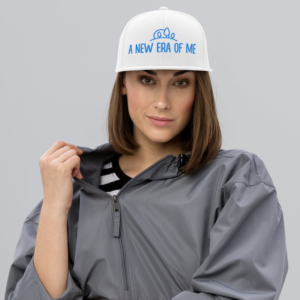Stylish Embroidered Snapback Hat for Men & Women - Trendy Adjustable Baseball Cap for Streetwear, Sports & Outdoor Activities