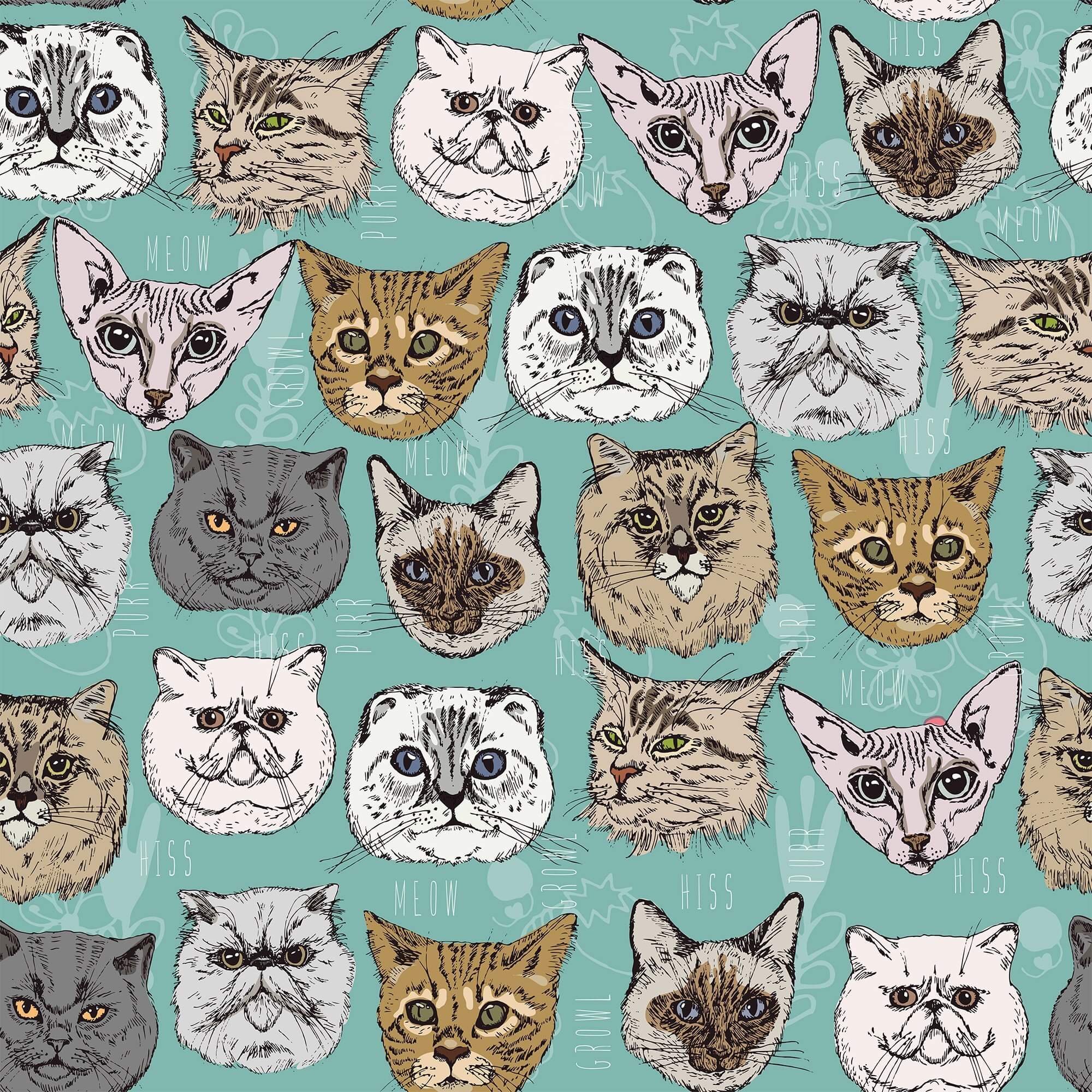 Blue and Grey Animals Peel and Stick Removable Wallpaper for Kids - Nursery, Bedroom, Playroom Decoration - Self-Adhesive Easy to Apply and Remove Wallpaper