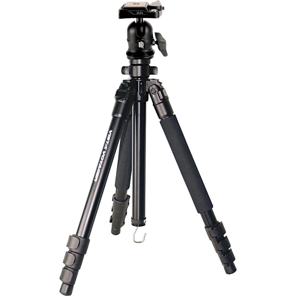 Davis & Sanford VOYAGERLTB Vista Voyager Lite Tripod with BHQ8 Ball Head - Professional Lightweight Travel Tripod for DSLR Cameras - Perfect for Travel Photography, Hiking & Outdoor Adventures (Black)