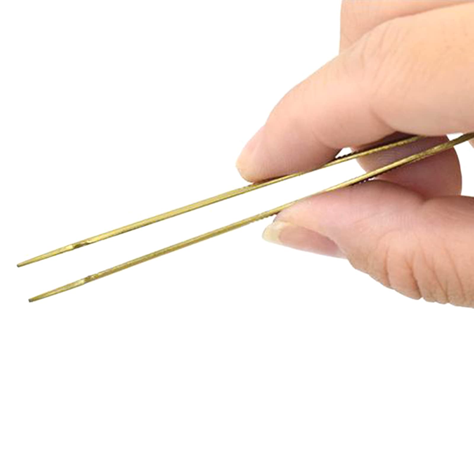 Professional Eyebrow Tweezers - Slant & Flat Tip for Precise Hair Removal, False Eyelash Application & Eyelid Sticker Placement - Perfect for Eyebrow Shaping, Makeup & Beauty Routine