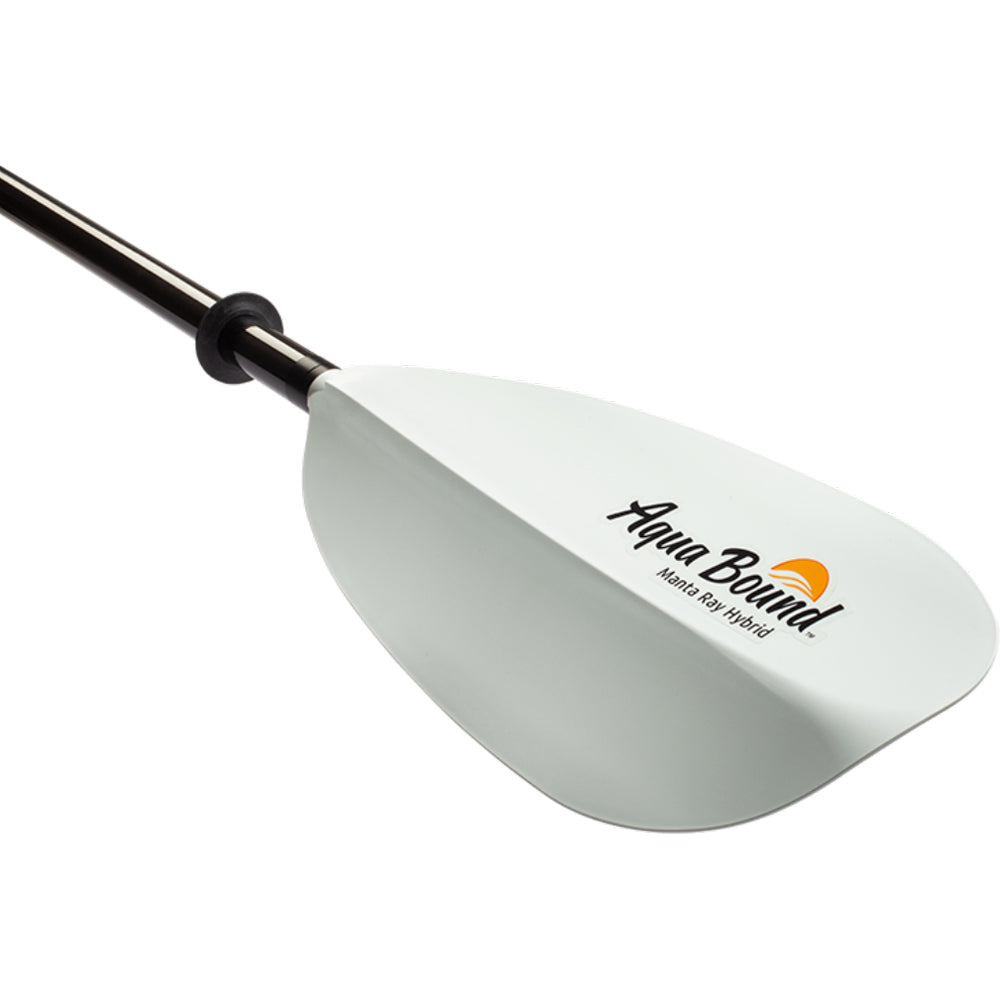 Aqua Bound Manta Ray Hybrid Versa Lok 2-Piece Kayak Paddle - Lightweight & Durable Canoe Oar for Touring, Fishing & Recreational Kayaking