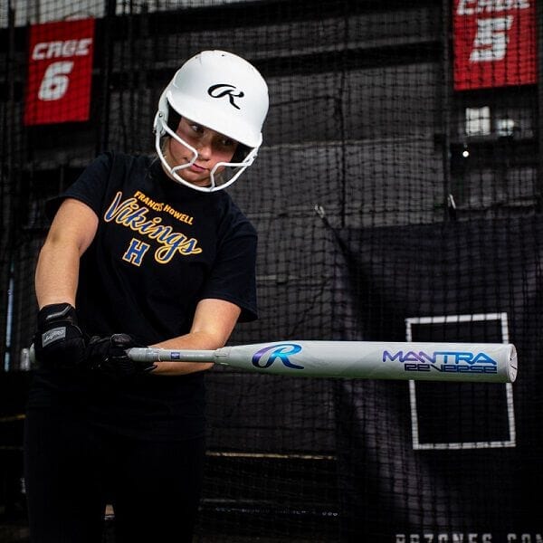 2025 Rawlings Mantra Reverse Fastpitch Softball Bat -9 RFP5MR9 | USSSA Approved Fast Pitch Bat for Competitive Play | Perfect for Tournament & League Games