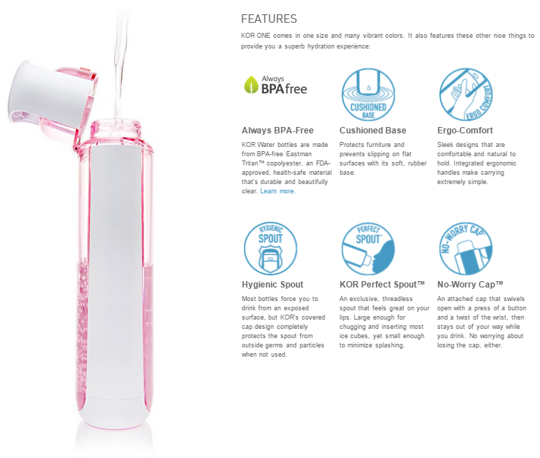 KOR ONE Leak-Proof Water Bottle - BPA-Free, 20oz Stainless Steel Insulated Bottle for Hot & Cold Drinks - Perfect for Gym, Hiking, Travel & Office Use