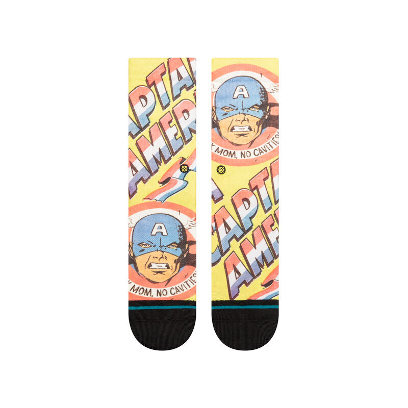 Stance No Cavities Kids Crew Socks - Comfortable & Durable Cotton Socks for Boys & Girls - Perfect for School, Sports & Everyday Wear