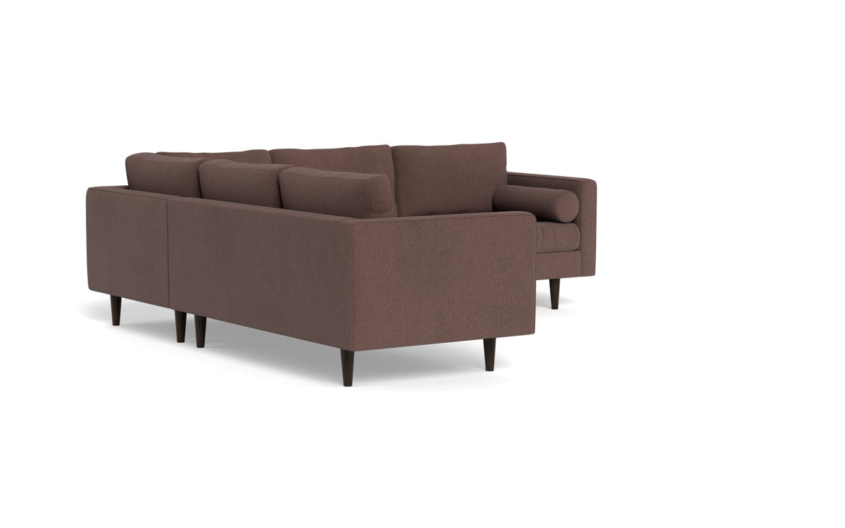 Ladybird 103 Corner Sectional Sofa - Modern L-Shaped Couch for Living Room, Family Room & Small Spaces | Comfortable Fabric Upholstery, Sturdy Frame | Perfect for Apartments, Condos & Home Theater Seating