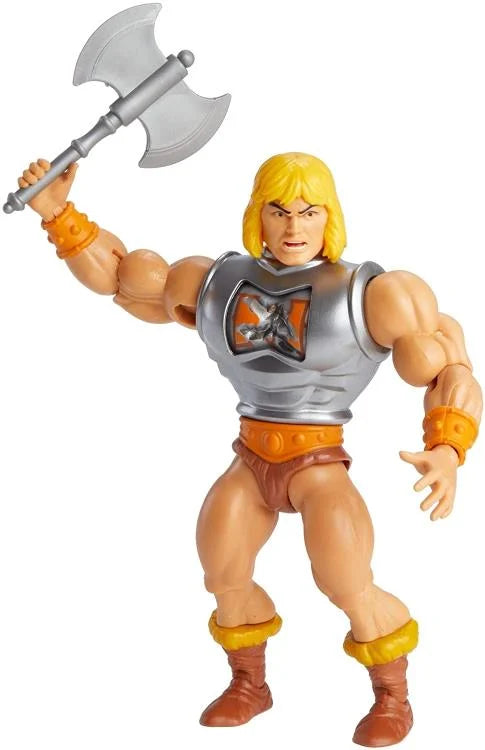 Masters of the Universe Origins Deluxe Battle Armor He-Man Action Figure - Collectible Toy for Fans & Display | Perfect for Play, Collection, and Nostalgic Gift Giving