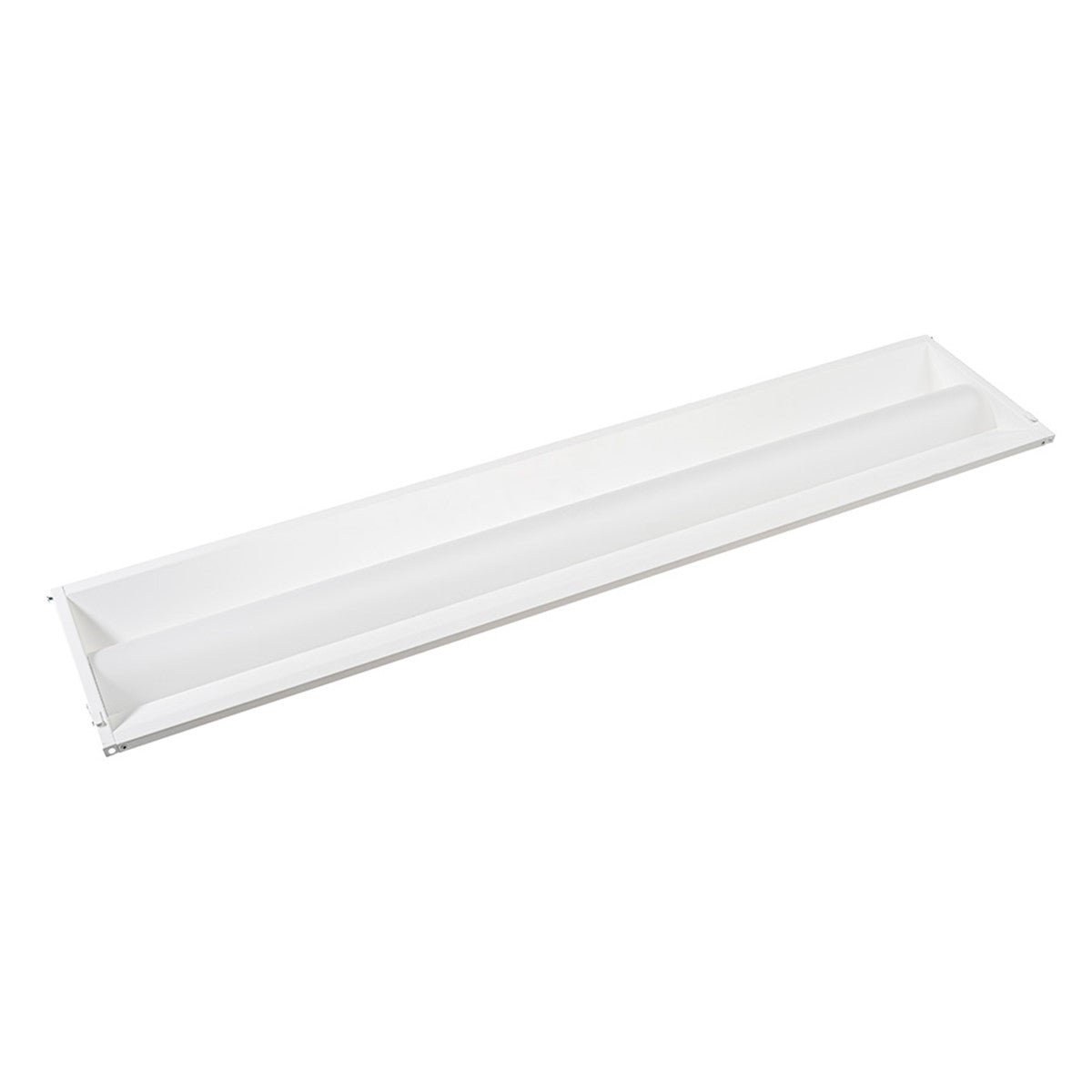 1x4 LED Troffer Retrofit Light Fixture - 24W/30W/35W, 4550 Lumens, 3500K/4000K/5000K CCT, 120-277V, Center Basket - Perfect for Office, Warehouse & Commercial Lighting