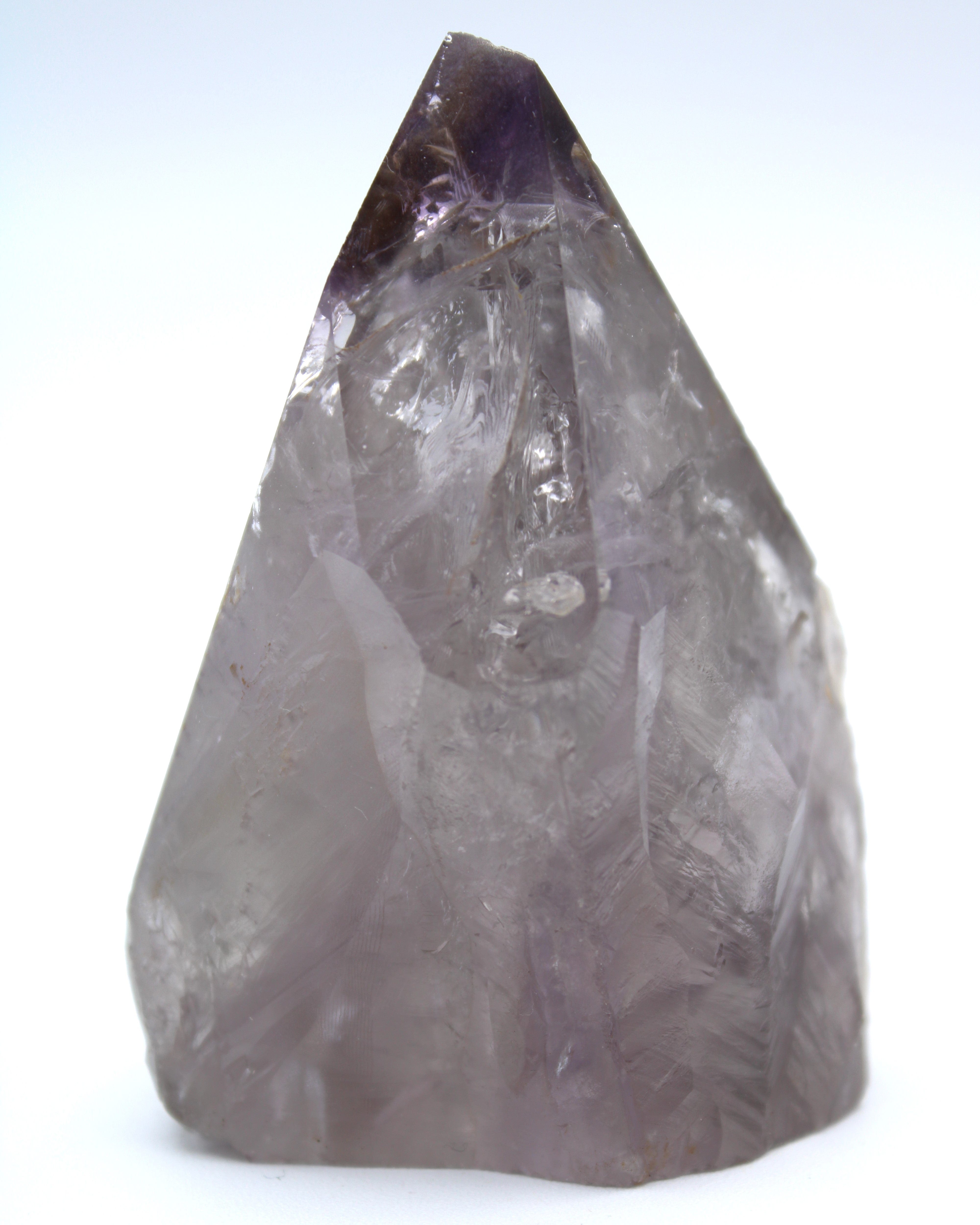 Natural Bahai Amethyst Point Crystal - Rare Closed Mine Specimen | Healing Stone for Meditation, Home Decor & Spiritual Gifts