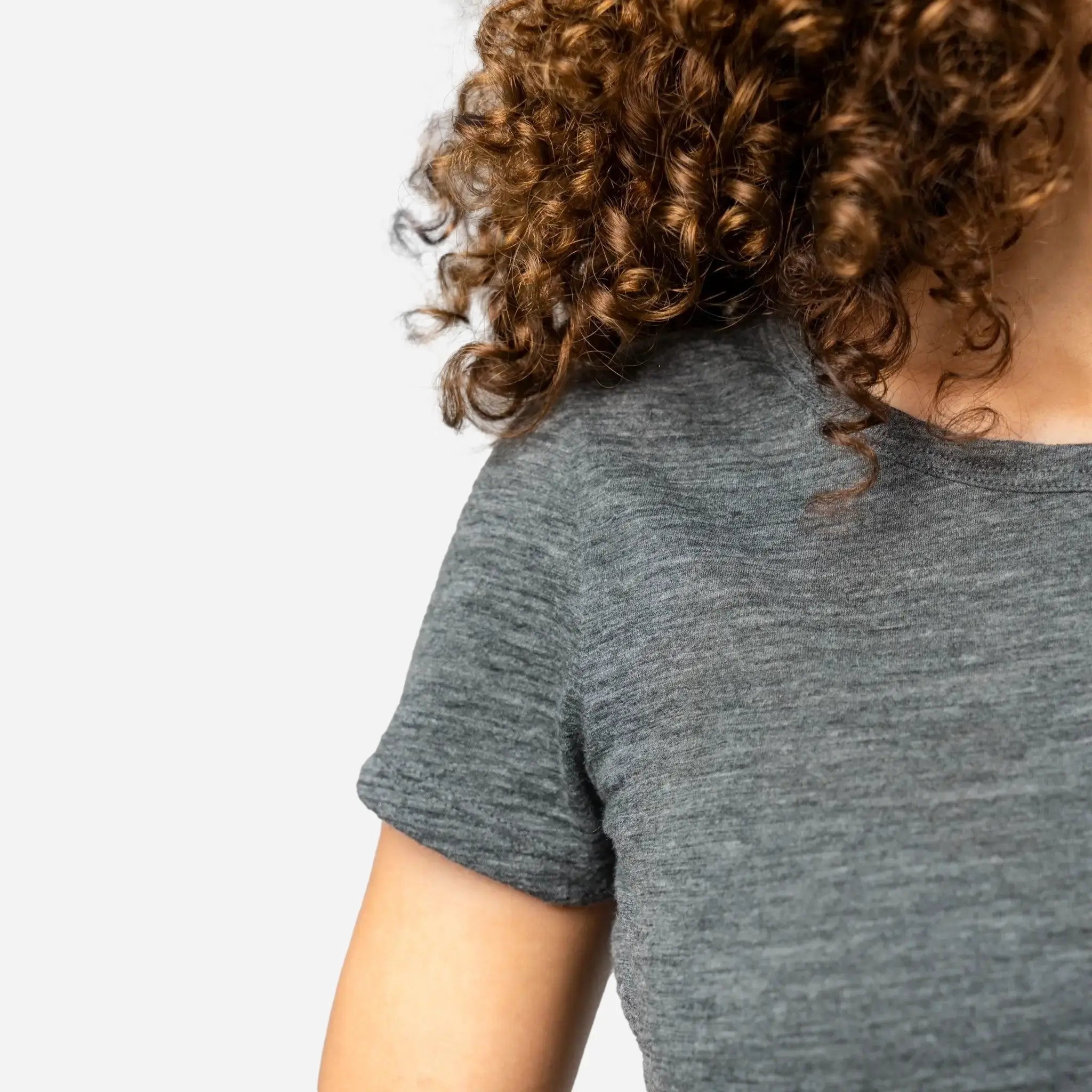 Ultralight Women's Alpaca Wool T-Shirt - 160 GSM Soft Crew Neck Tee for Travel, Hiking & Everyday Comfort