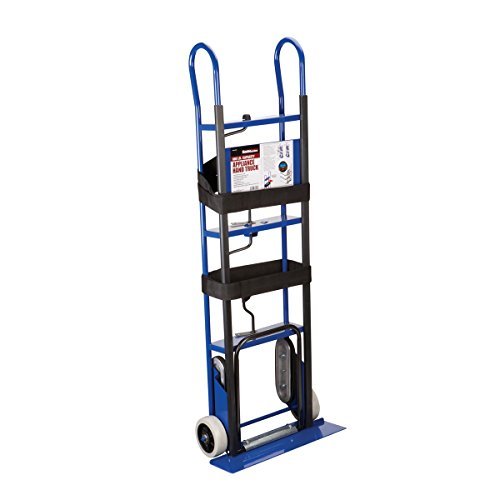 600 lb. Capacity Heavy Duty Appliance Hand Truck - Perfect for Moving Refrigerators, Washing Machines & Furniture - Home & Office Use