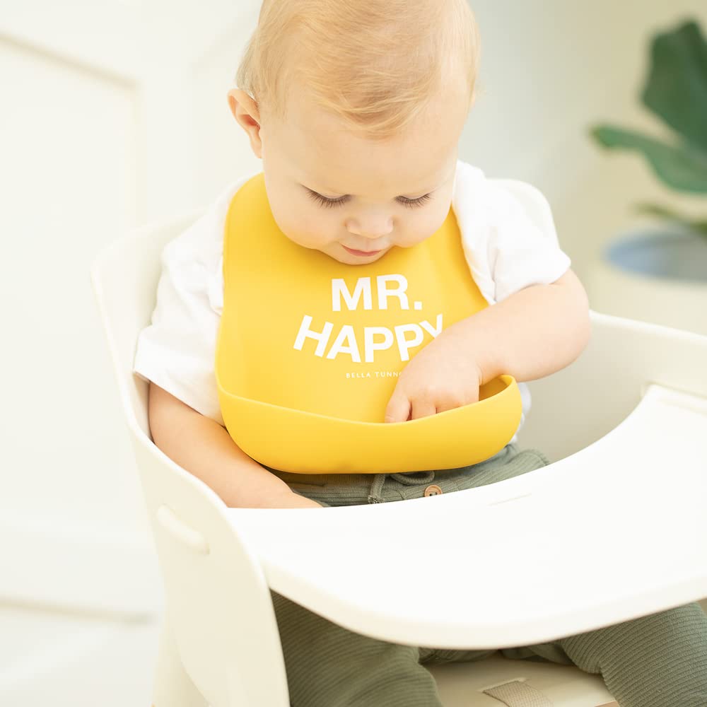 Bella Tunno Wonder Bib – Waterproof Silicone Baby Bibs for Boys & Girls, BPA-Free & Non-Toxic, Easy Clean Toddler Feeding Bib for Messy Mealtime, Travel & Daycare Use
