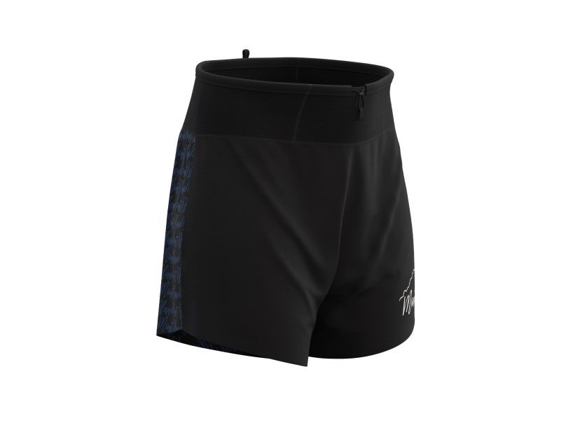 Compressport Men's Trail Running Shorts - Lightweight, Breathable & Quick-Dry for Trail Racing & Hiking - Mont Blanc 2022 Edition in Black - Perfect for Outdoor Adventures & Gym Workouts