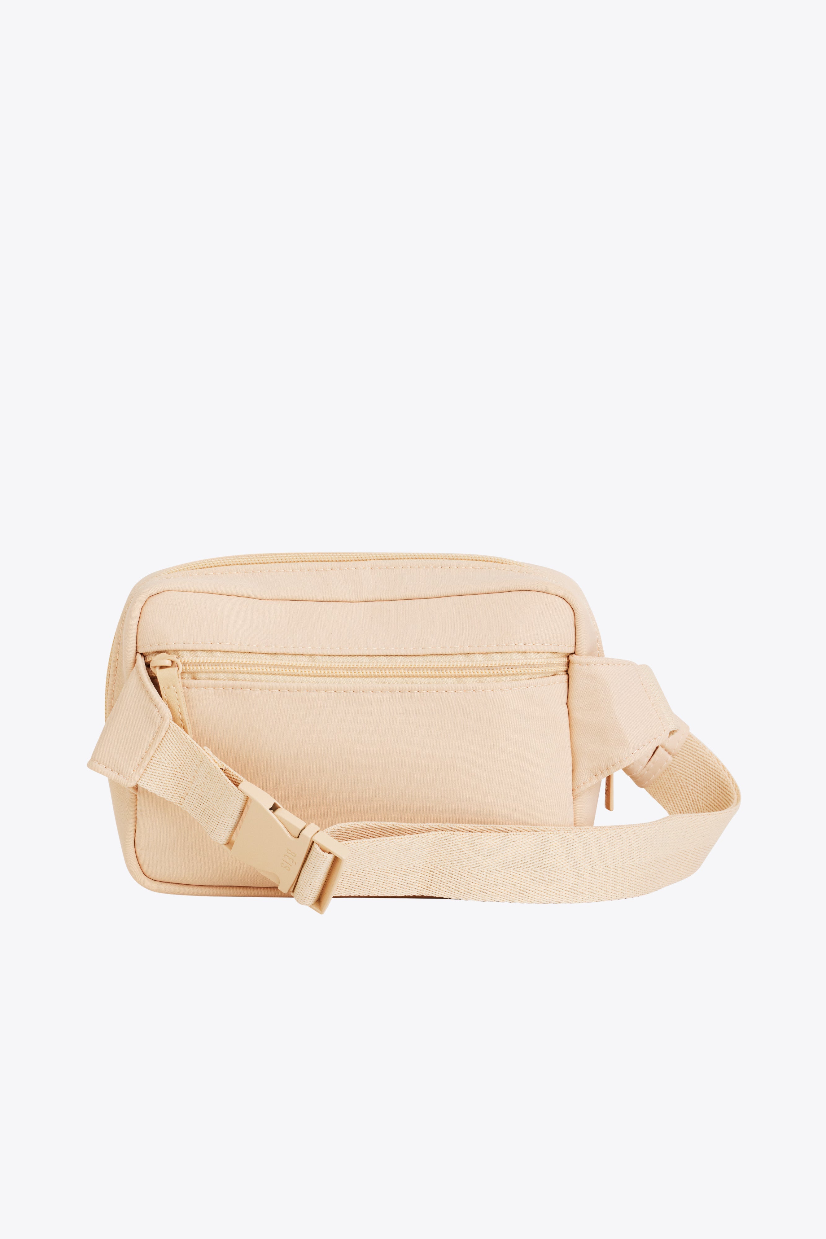 Stylish Beige Belt Bag for Women & Men - Crossbody Fanny Pack with Adjustable Strap - Perfect for Travel, Hiking, Running & Everyday Use