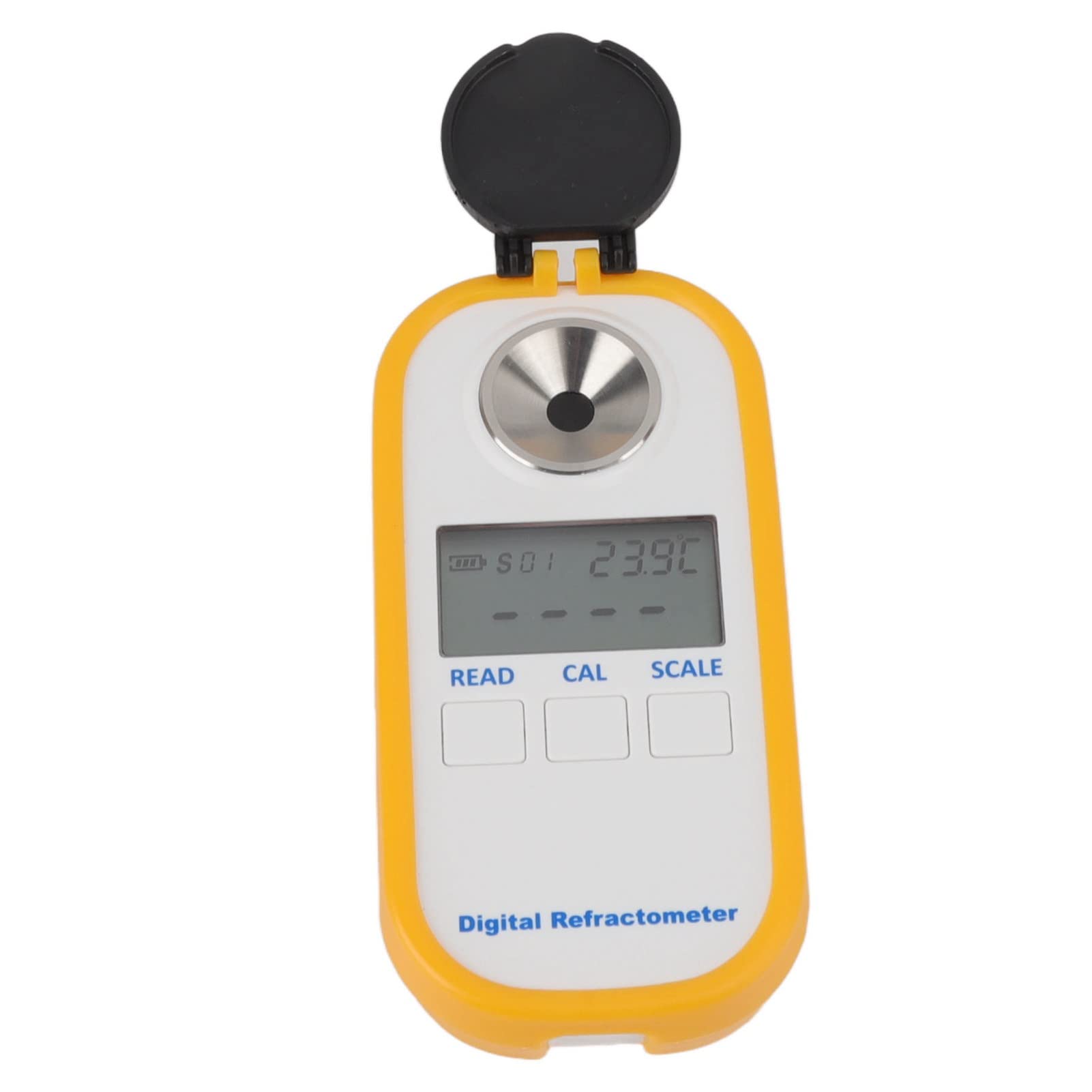 Mumusuki Digital Refractometer 0-80% Brix Scale - High Precision Alcohol Volume Percent Tester for Wine, Beer, and Spirits - Perfect for Home Brewing, Distilling, and Commercial Liquor Production