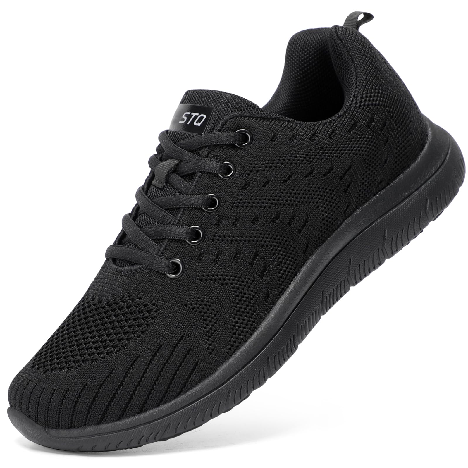 STQ Women's Lightweight Tennis Shoes - Comfortable Walking & Athletic Sneakers for Gym, Workout, Cross Training | Fashionable & Breathable for Running, Casual Wear & Outdoor Activities