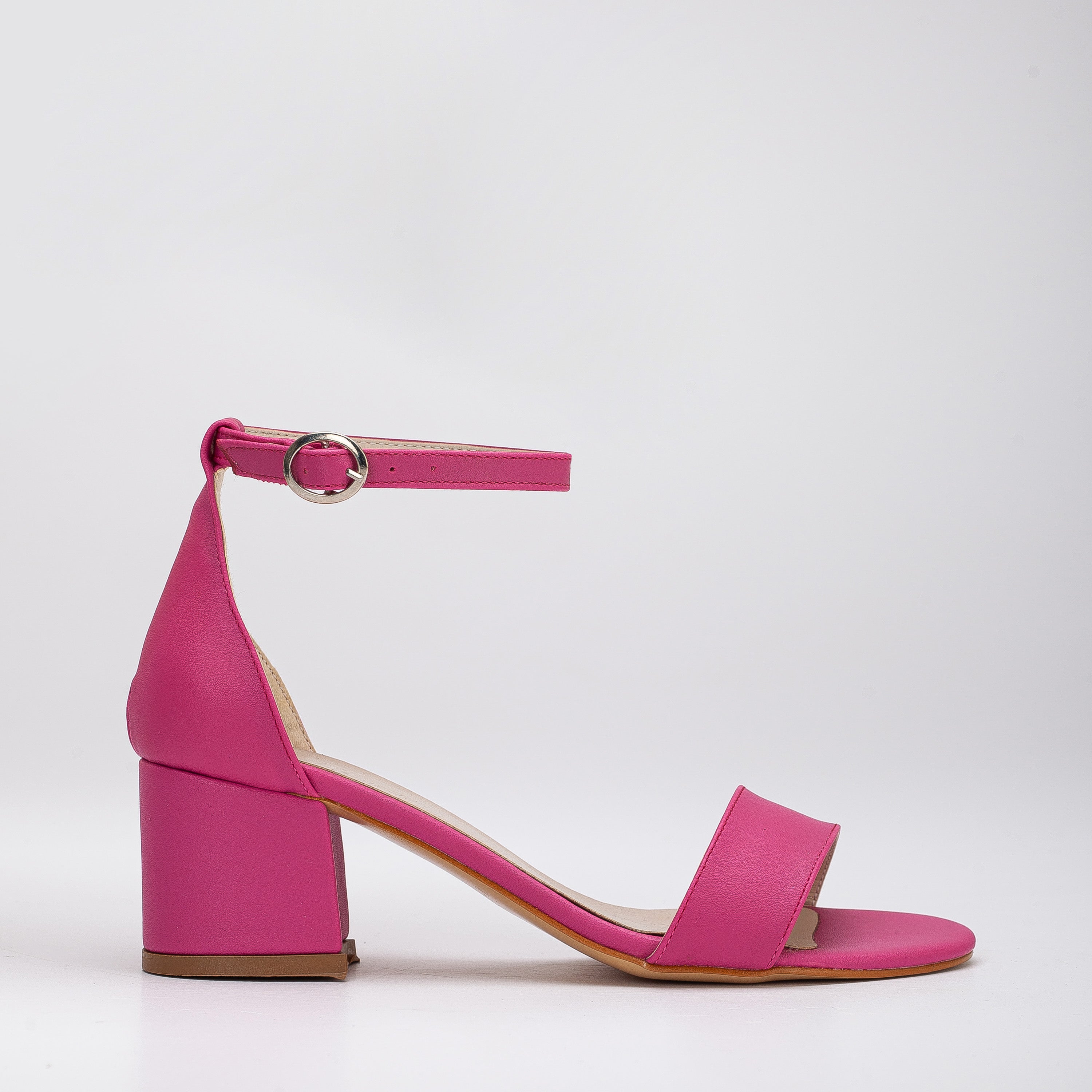 Ella Women's Pink Low Heel Pumps - Comfortable Dress Shoes for Office, Party & Wedding Occasions