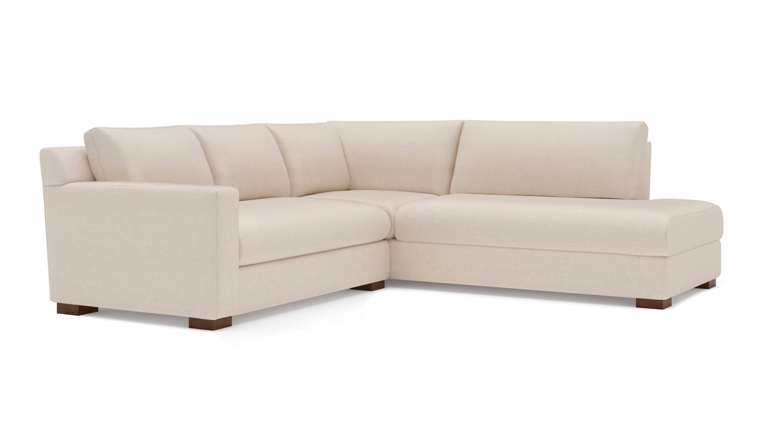 Catalina Sectional Sofa with Right-Side Bumper and Bench Cushion - 110