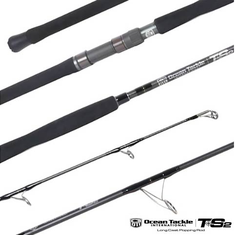 OTI Tuna Sniper 2 Long Cast Popping Rod - Premium Saltwater Fishing Rod for Offshore Tuna & Big Game Fish - Perfect for Surf Casting & Deep Sea Fishing Adventures
