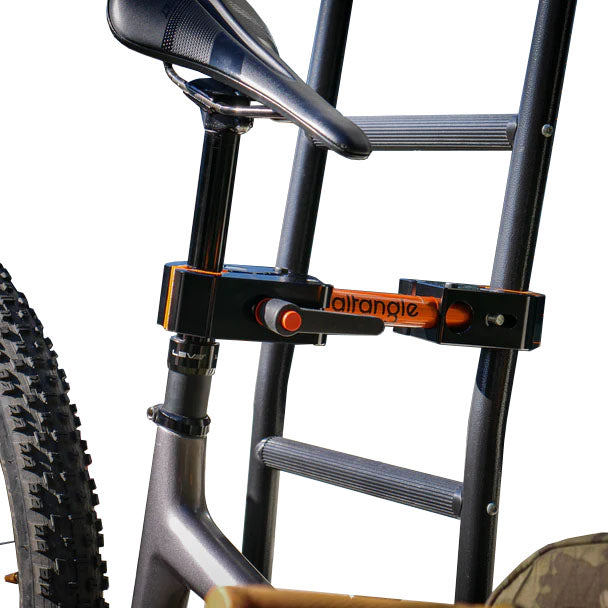 Altangle Connect Bike Repair Stand - Heavy Duty Bicycle Maintenance Stand, Adjustable Height & Angle, Black/Orange - Perfect for Home Garage, Bike Shop & Outdoor Repairs