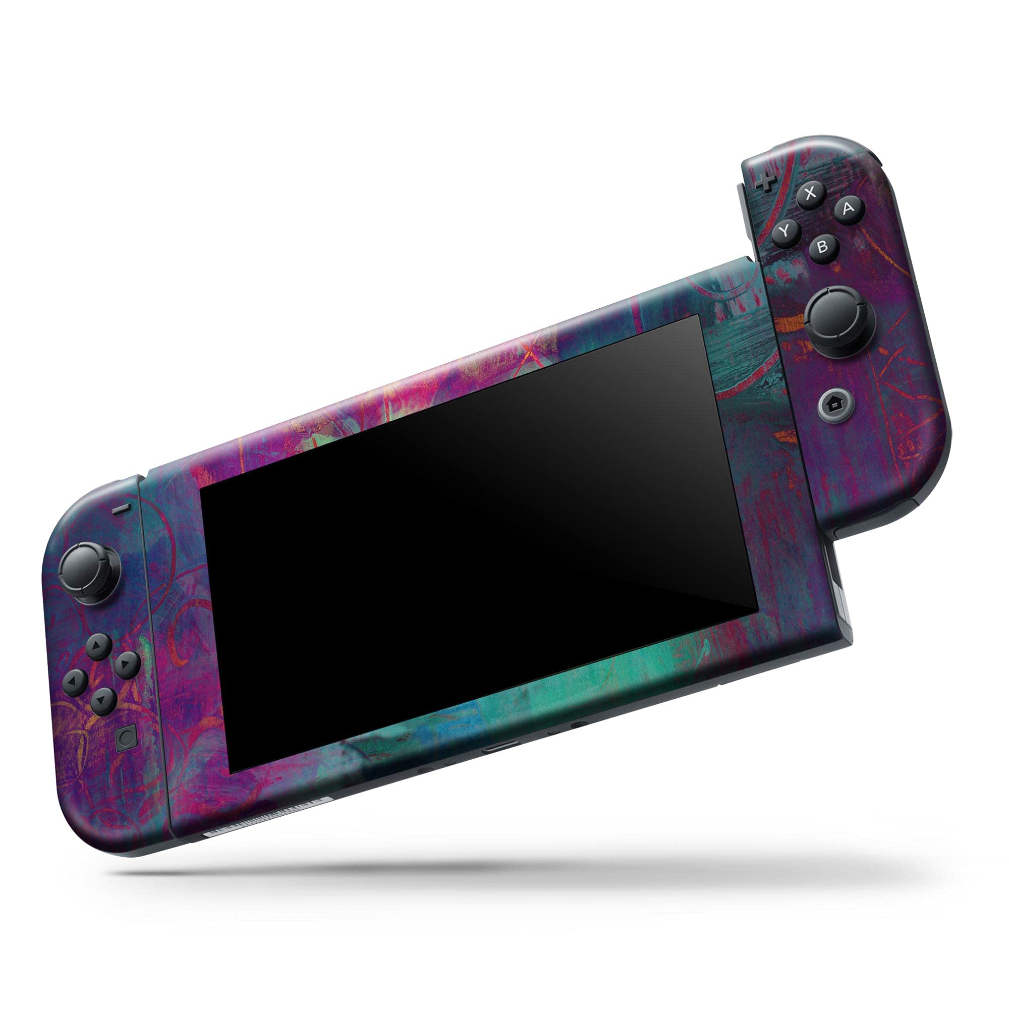 Nintendo Switch Pro Controller Skin - Abstract Oil Painting V3 Design, Scratch-Resistant Removable Vinyl Wrap Cover for Protection | Perfect for Gaming Enthusiasts & Customization Lovers