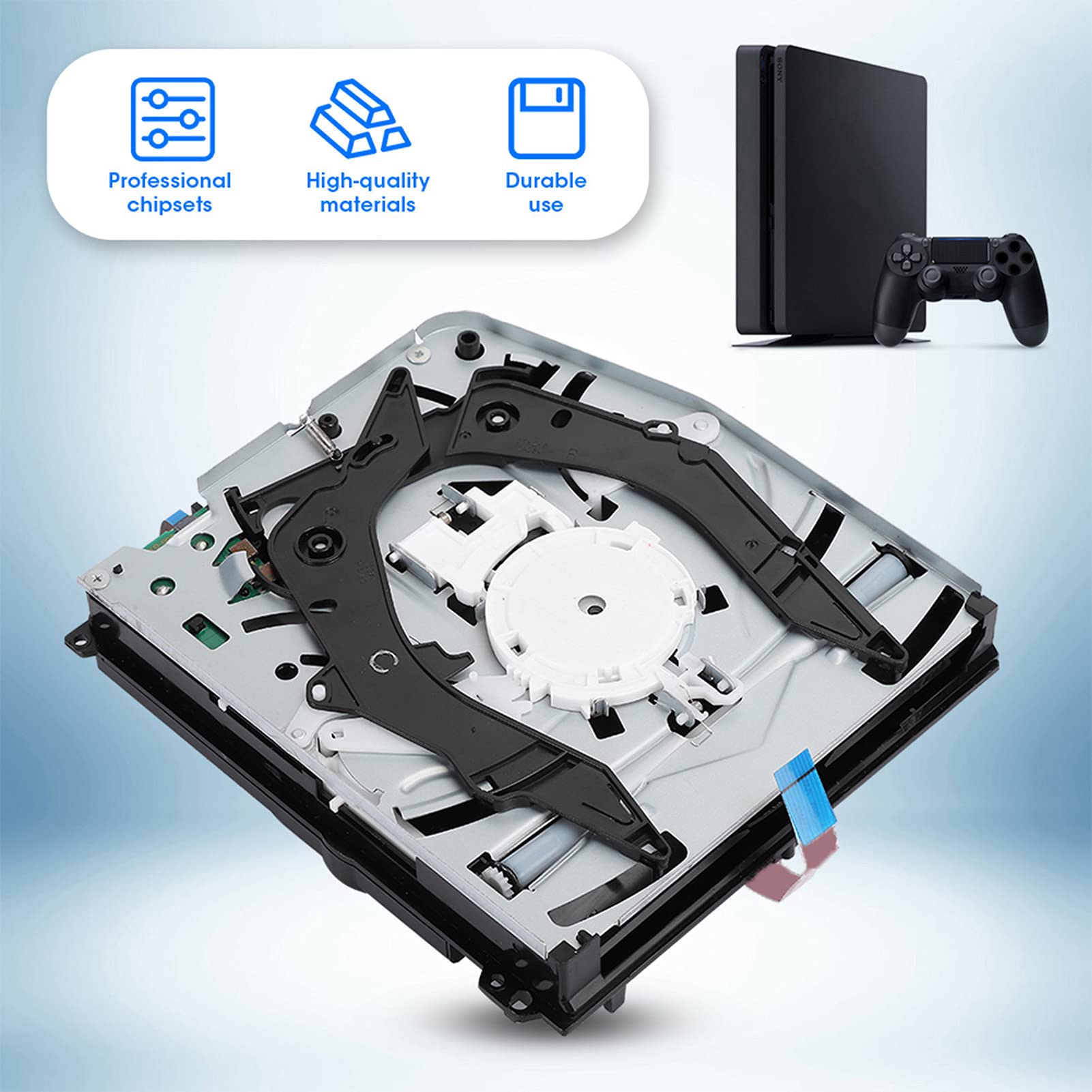 Tyenaza PS4 Slim 2000 Disk Drive Replacement - High Performance Optical Drive with Screwdriver Accessories | Compatible with PS4-Slim 2000 Console | Perfect for Gaming Repair & Maintenance