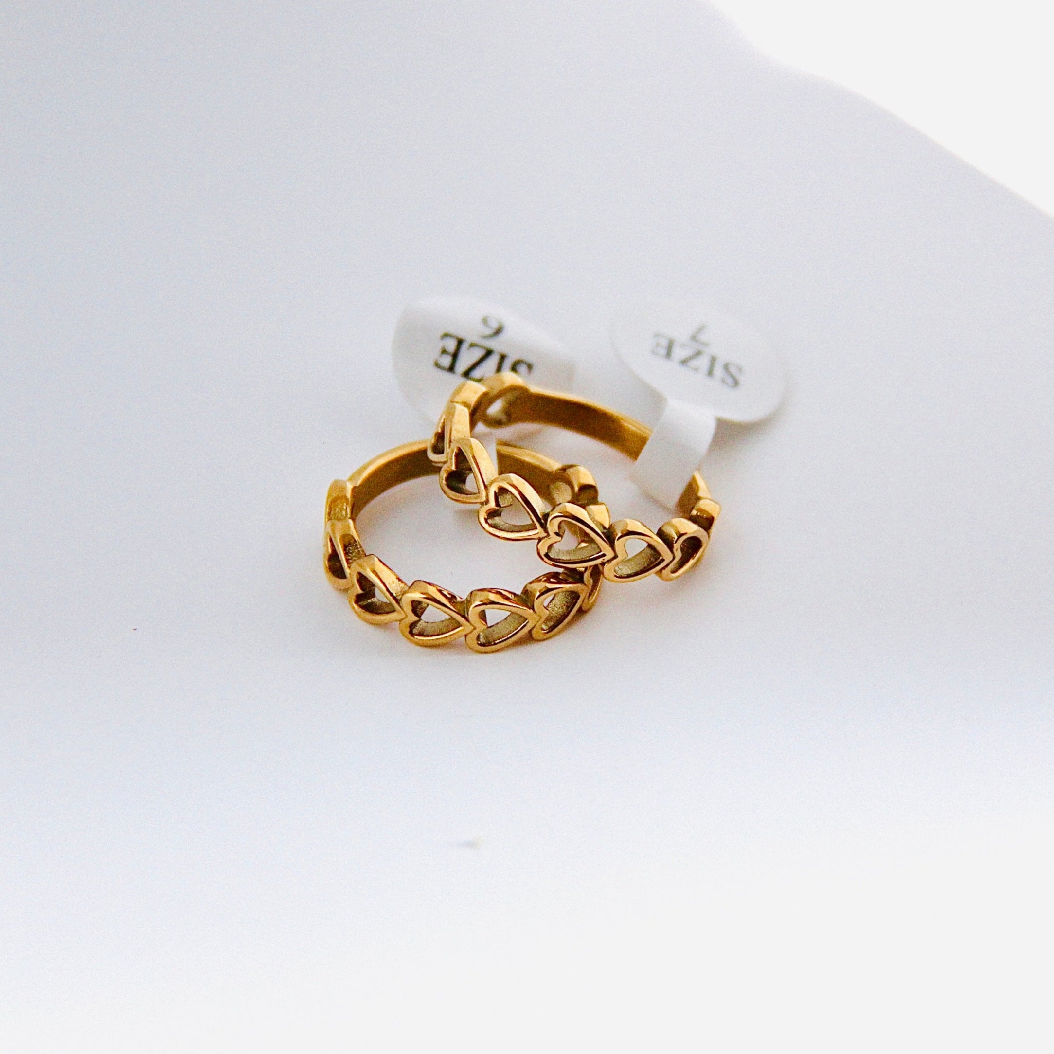 Elegant Gold Plated Heart Ring for Women - Romantic Gift for Valentine's Day, Anniversary & Special Occasions