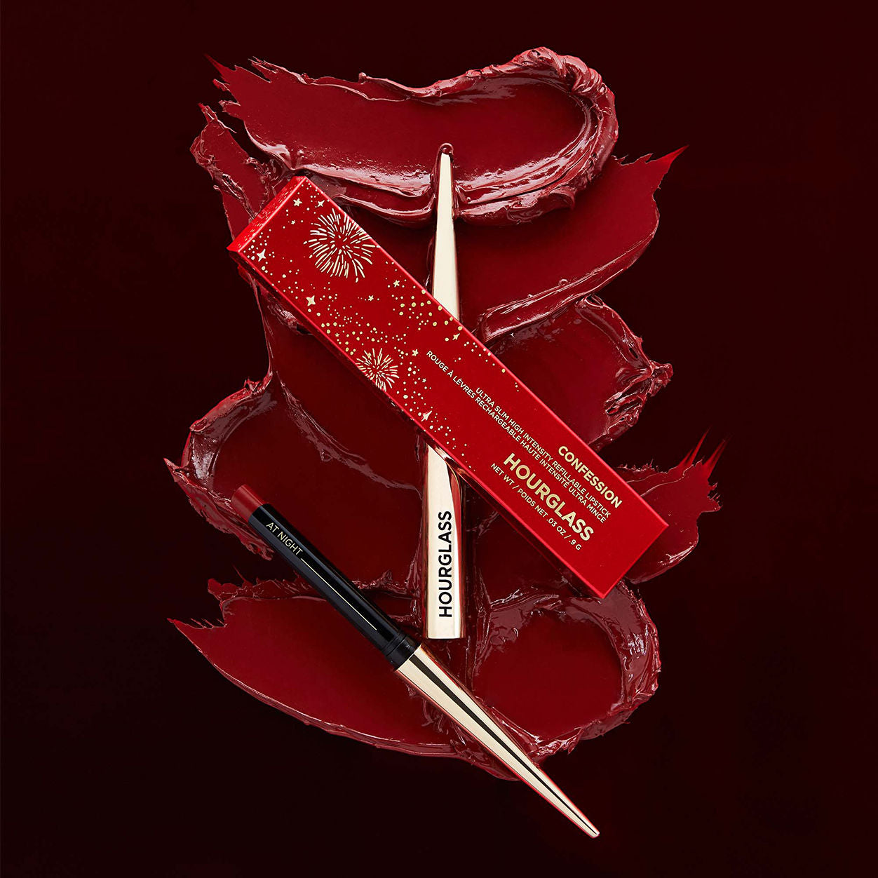 Confession Ultra Slim Refillable Lipstick - High Intensity Long Lasting Matte & Glossy Finish - Perfect for Everyday Wear, Date Night & Special Occasions